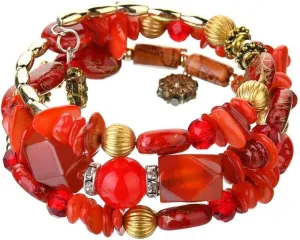 Boho Multilayer Irregular Agate Beads Charm Bracelets for Women Vintage Jade Stone Man Bracelets Yoga Bangles Ethnic Jewelry