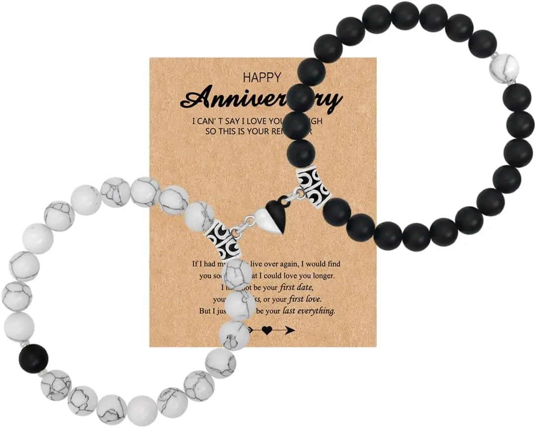 Couples Bracelets Matching Bracelets for Couples Heart Relationship Bracelets Love Bracelet Couples Gift