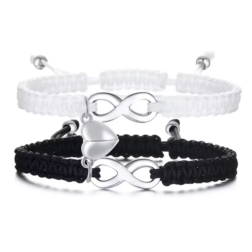 Couples Magnetic Infinity Bracelets
