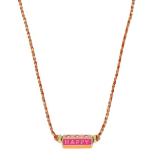 Jane Marie Happy, Mushrooms  Cylinder Necklace