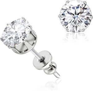 limerencia Pure Titanium Stud Earrings F136 Implant Grade Hypoallergenic Earrings Birthstone Stud Earrings Jewelry Gifts for Women