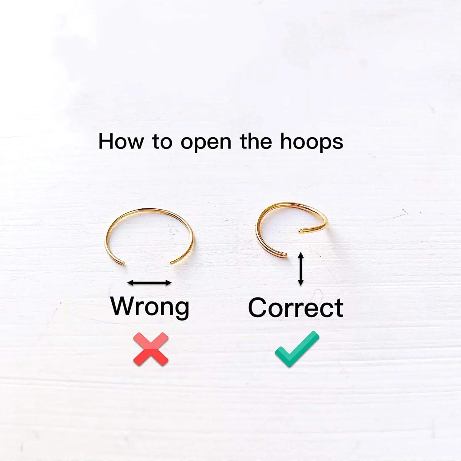Small Gold Sterling Silver Huggie Hoop Earrings for Women Cartilage Nose Helix Tragus (Gold, 6mm 24 gauge / 1 pair)