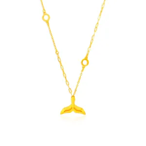 TAKA Jewellery 999 Pure Gold 5G Matching Set - Necklace and Earrings