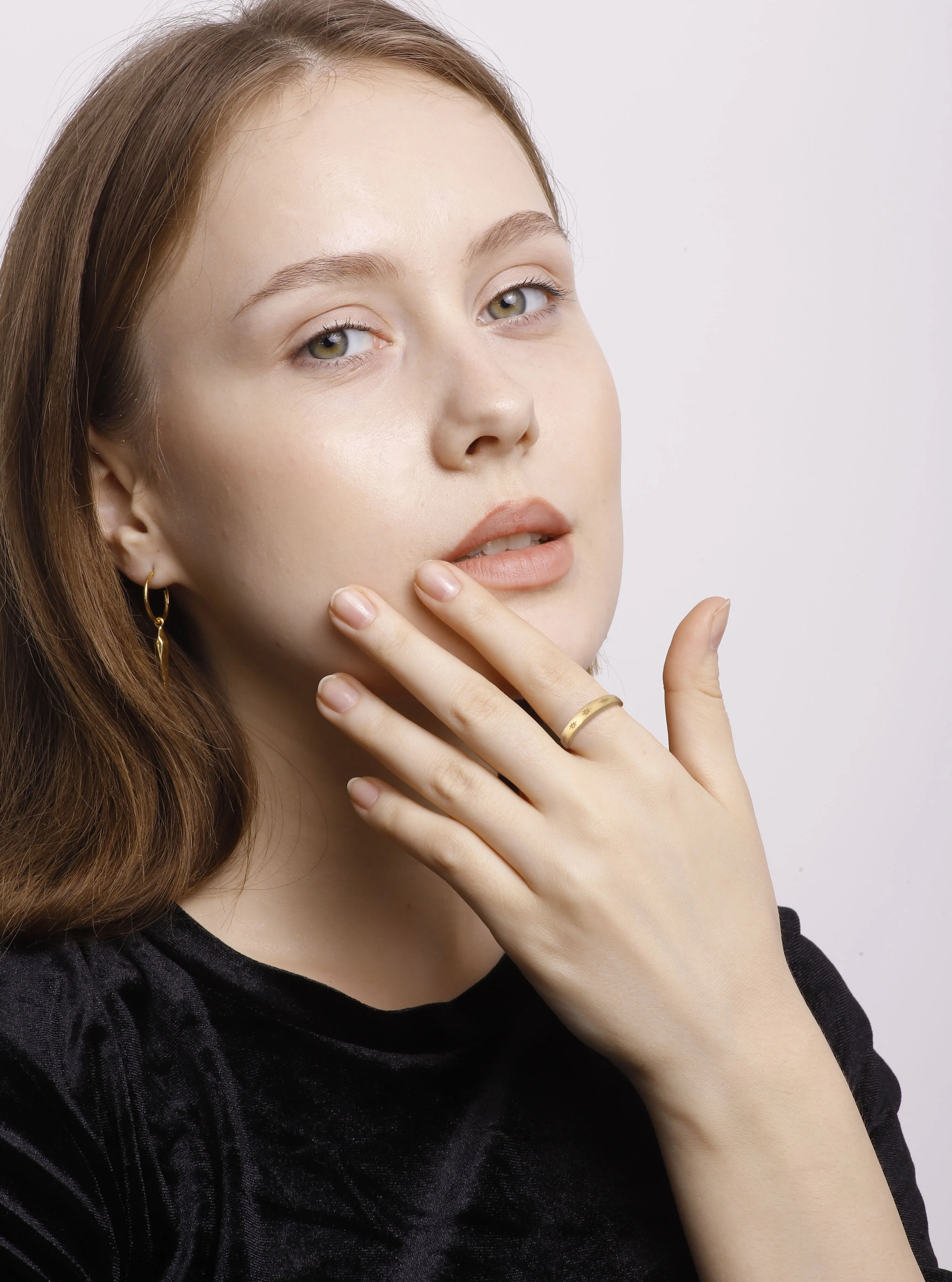 Vama | Iah Ring | Metal-Sterling Silver | Finish-Matt